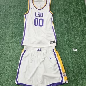 Authentic Digital LSU Tigers Hyperelite Nike Basketball Jersey/Shorts Men Large